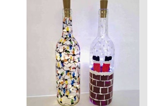 Paint Nite: Wine Bottle & Fairy Lights